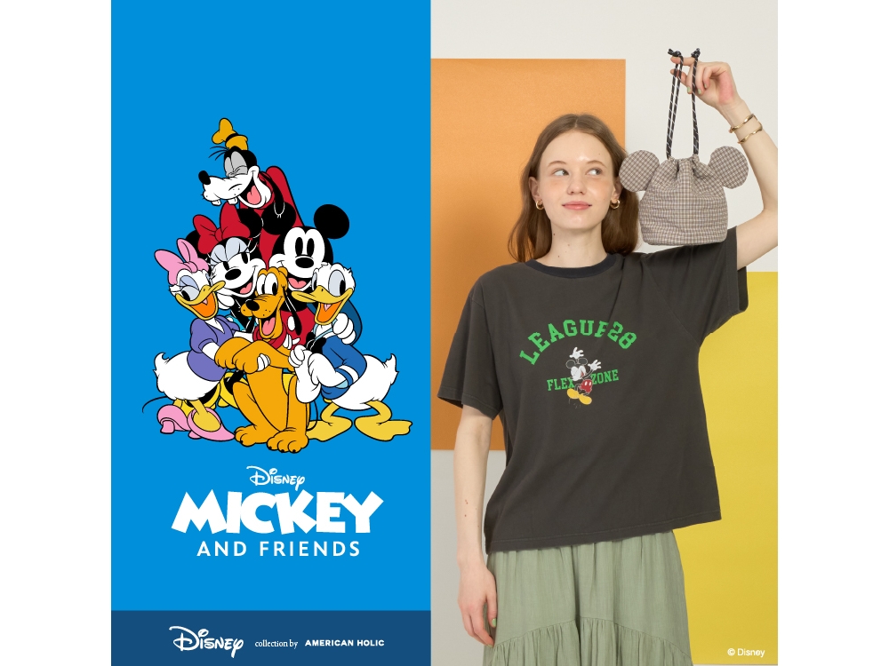 AMERICANHOLIC　『ミッキー&フレンズ』コラボ発売中！